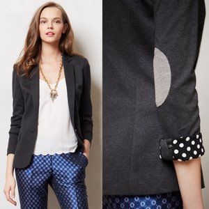 Anthropologie Gray Dotside Blazer- Offers Welcome!